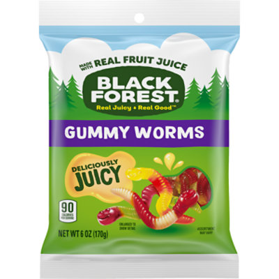 Black Forest Gummy Worms Fruit Flavor - 6 Oz - Image 2