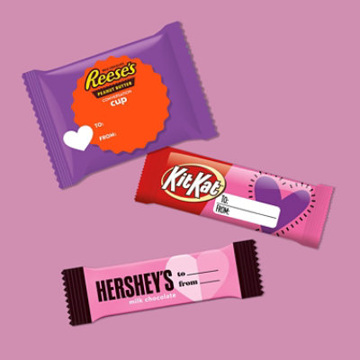 Hershey Reese's Kitkat Valentine Exchange Snack size Candy - 25-12.47 Oz - Image 3