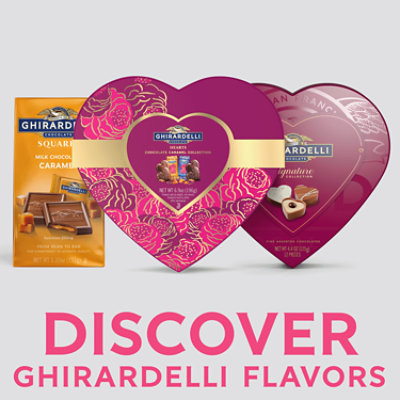 Ghirardelli Chocolate Caramel Hearts Collection Heart Gift - 6.9 Oz - Image 2