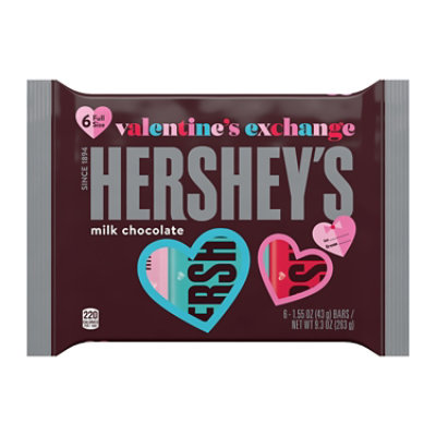 Valentine Hershey Milk Bar - 6-9.3 Oz - Image 1