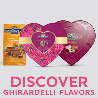Ghirardelli Chocolate Caramel Hearts Collection Heart Gift - 5.5 Oz - Image 2