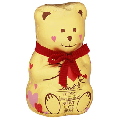 Lindt Teddy Valentines Milk Chocolate Candy - 3.5 Oz - Image 1