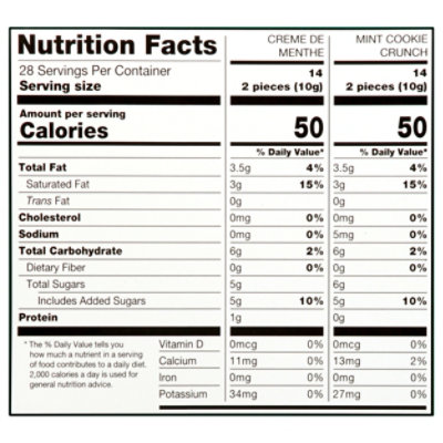 Andes Creme de Menthe Mint Cookie Crunch Valentines Gift Box - 9.34 Oz - Image 4