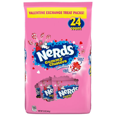 Nerds Valentines Clusters Exchange - 24-12 Oz - Image 1