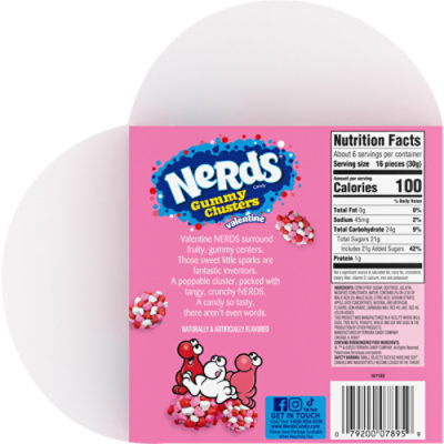Nerds Clusters Heart Gift Box - 6 Oz - Image 2
