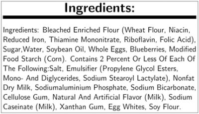 Multifoods Best Brands Blueberry Muffin Batter - 6.25 Ounce (Pack of 75) - Image 3