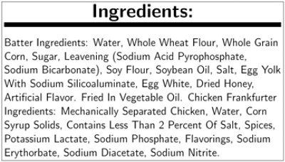 Foster Farms Whole Grain Chicken Corn Dog - 4 Ounce (Pack of 72) - Image 3