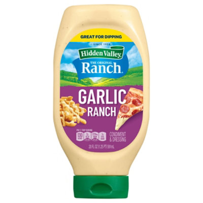 Bottled Hidden Valley Ez Squeeze Garlic Ranch - 20 Fl. Oz. - Image 3