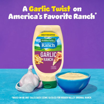 Hidden Valley Ez Squeeze Garlic Ranch Dressing - 20 Fl. Oz. - Image 4