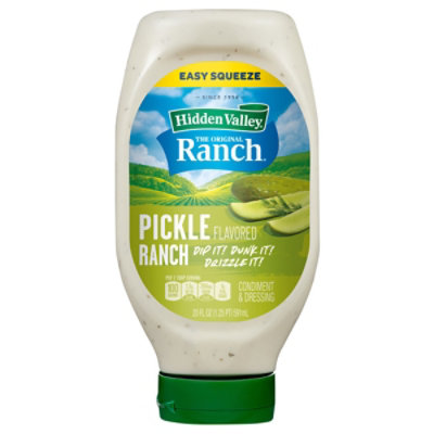 Hidden Valley Easy Squeeze Pickle Flavored Ranch Topping And Dressing Fluid Ounces - 20 Fl. Oz. - Image 3