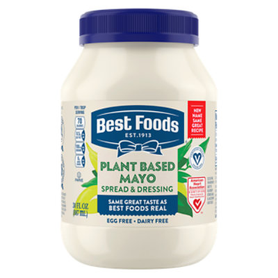 Best Foods Mayonnaise Plant Based - 30 Fl. Oz. - Image 1