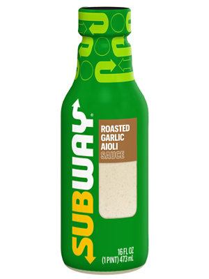 Subway Roasted Garlic Aioli Sauce Bottle - 16 Fl. Oz. - Image 2