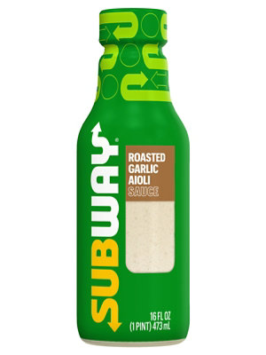 Subway Roasted Garlic Aioli Sauce Bottle - 16 Fl. Oz. - Image 1