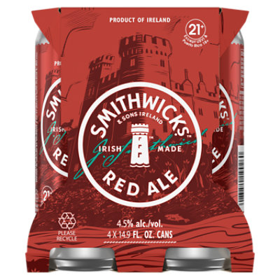 Smithwicks 4 In Cans - 14.9 Fl. Oz. - Image 1