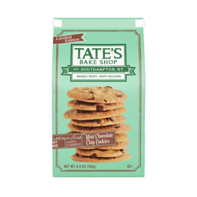 Tate's Bake Shop Mint Chocolate Chip Cookies Limited Edition - 6.5 Oz - Image 1