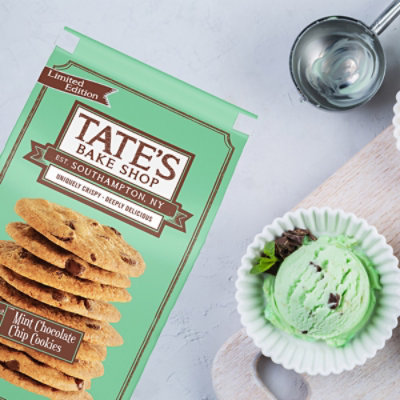 Tate's Bake Shop Mint Chocolate Chip Cookies Limited Edition - 6.5 Oz - Image 5