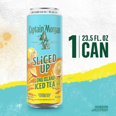 Captain Morgan Sliced Up Long Island Iced Tea Can 23.5 Fl. Oz. - Image 1