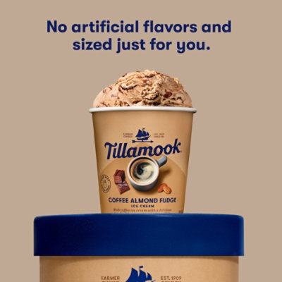 Tillamook Coffee Almond Fudge - 16 Fl. Oz. - Image 4