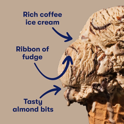 Tillamook Coffee Almond Fudge - 16 Fl. Oz. - Image 2