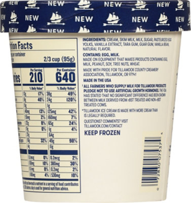 Tillamook Vanilla Bean Ice Cream - 16 Oz - Image 8