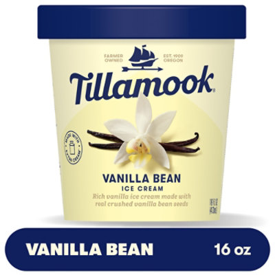 Tillamook Vanilla Bean - 16 Fl. Oz. - Image 1