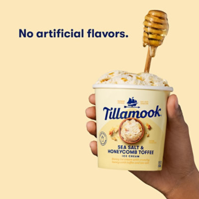Tillamook Sea Salt & Honeycomb Toffee Ice Cream - 16 Oz - Image 4