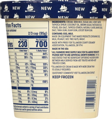 Tillamook Sea Salt & Honeycomb Toffee Ice Cream - 16 Oz - Image 8