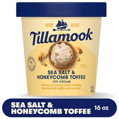 Tillamook Sea Salt & Honeycomb Toffee Ice Cream - 16 Oz - Image 1