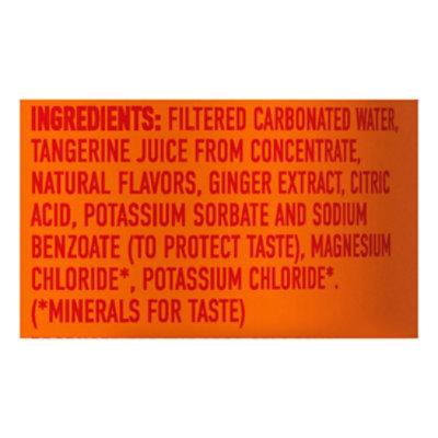 Topo Chico Sabores Tangerine With Ginger Extract Can - 12 Fl. Oz. - Image 4