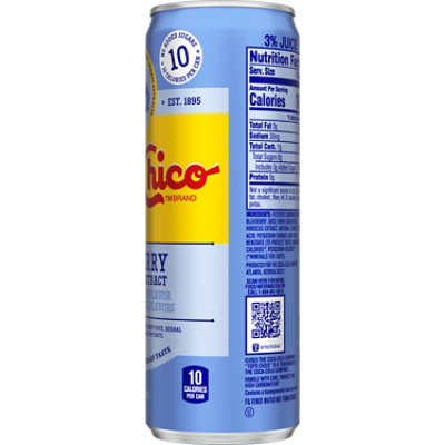 Topo Chico Sabores Blueberry With Hibiscus Extract Can - 12 Fl. Oz. - Image 2