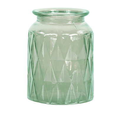 Overjoyed Boutique Diamond Vase Frosty Spruce - Each - Image 1