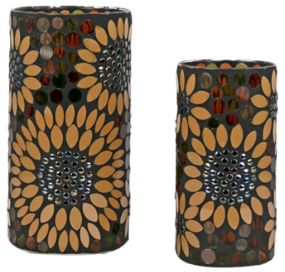 Overjoyed Boutique Sunflower Mosaic Vase Small - Each (colors may vary) - Image 1