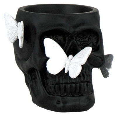 Overjoyed Boutique Resin Skull Planter - Each - Image 1