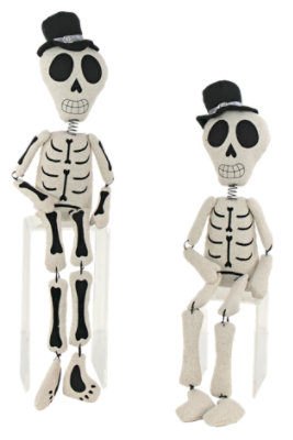 Overjoyed Boutique Top Hat Skeleton Decor - Each - Image 1