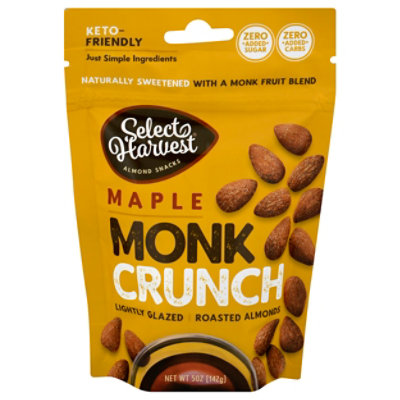 Select Harvest Almonds Maple Monk Crunch - 5 Oz - Image 3