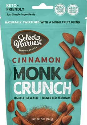 Select Harvest Cinnamon Monk Crunch Almonds - 5 Oz - Image 2