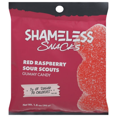 Shameless Snacks Red Raspberry Sour Scouts - 1.8 Oz - Image 3