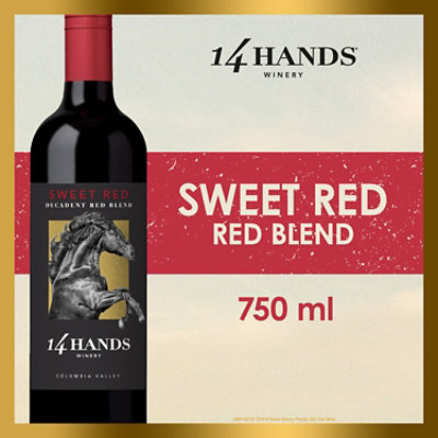 14 Hands Sweet Red Wine - 750 Ml - Image 1