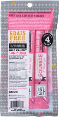 I&l&y Treat Meow Squeeze And Thank You Skin And Coat Support Tuna Puree Recipe - 4 Count - Image 5