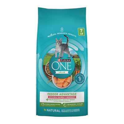 Purina One Cat Plus Salmon - 7 Lb - Image 1