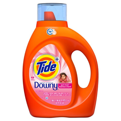 Tide Liquid Detergent Plus Downy April Fresh - 63 Fl. Oz. - Image 2