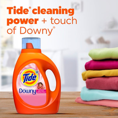 Tide Liquid Detergent Plus Downy April Fresh - 63 Fl. Oz. - Image 3