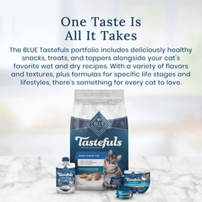 Blue Buffalo Tastefuls Adult Cat Tuna Puree Spouted Pouch - 3 Oz - Image 6