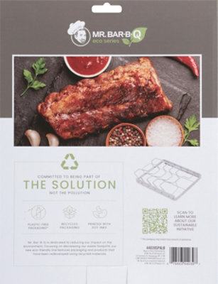 Mr. Bar-B-Q Sustainable Stainless Steel Rib Rack - Each - Image 4
