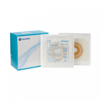 Sur-Fit Natura Stomahesive Ostomy Barrier, Moldable, Standard Wear, Without Tape 45 mm Flange, 7/8 to 1-1/4 In Opening, 10 Count, Box - Image 1