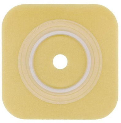 Sur-Fit Natura Ostomy Barrier, Durahesive, Flat, Trim to Fit, Extended Wear, Without Tape, 32 mm Flange, 4 X 4 Inch, 10 Count, Box - Image 1