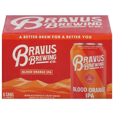 Bravus Blood Orange Na 6 Pack Cans - 12 Fl. Oz. - Image 3