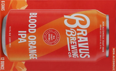 Bravus Blood Orange Na 6 Pack Cans - 12 Fl. Oz. - Image 5