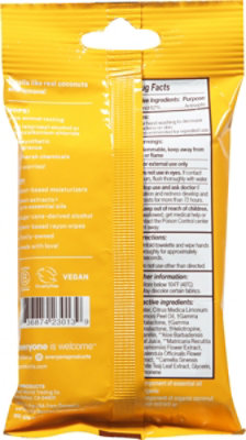 Everyone Hand Santizier Wipes Coconut Lemon - 15 Count - Image 5