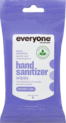 Everyone Hand Sanitizer Wipes Lavender - 15 Oz - Image 2